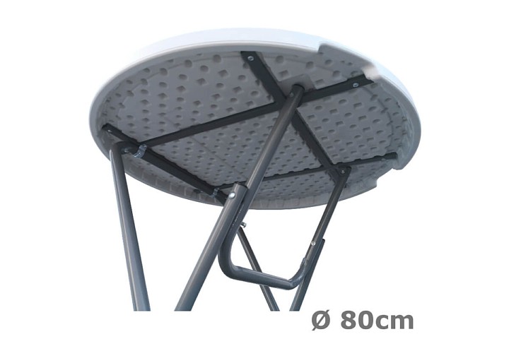 plastikowy stół bistro