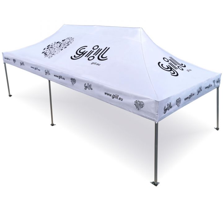 Stabilny składany namiot na festiwale