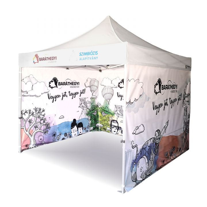 Mały namiot handlowy