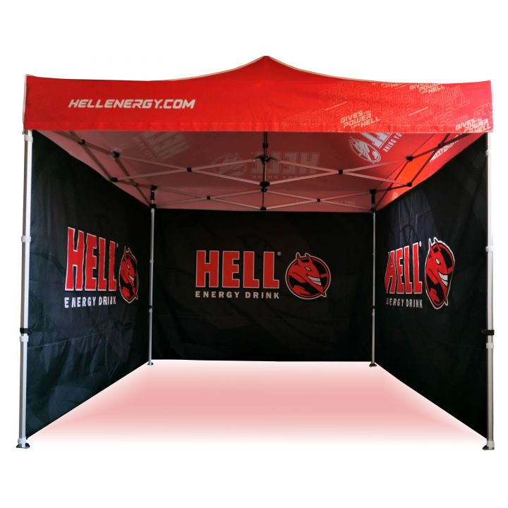 Namiot sprzedaży na rynku