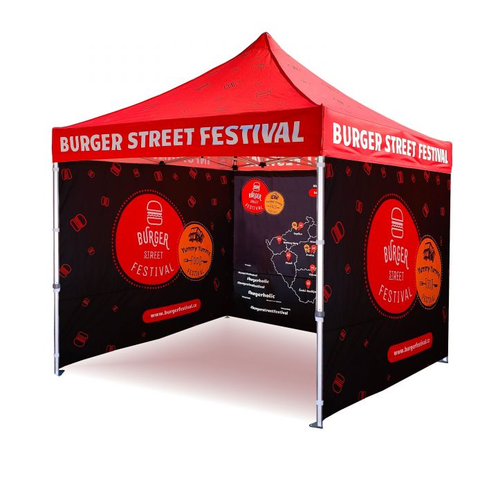 Mobilny namiot składany