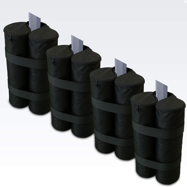 namiot z ciężarem piasku